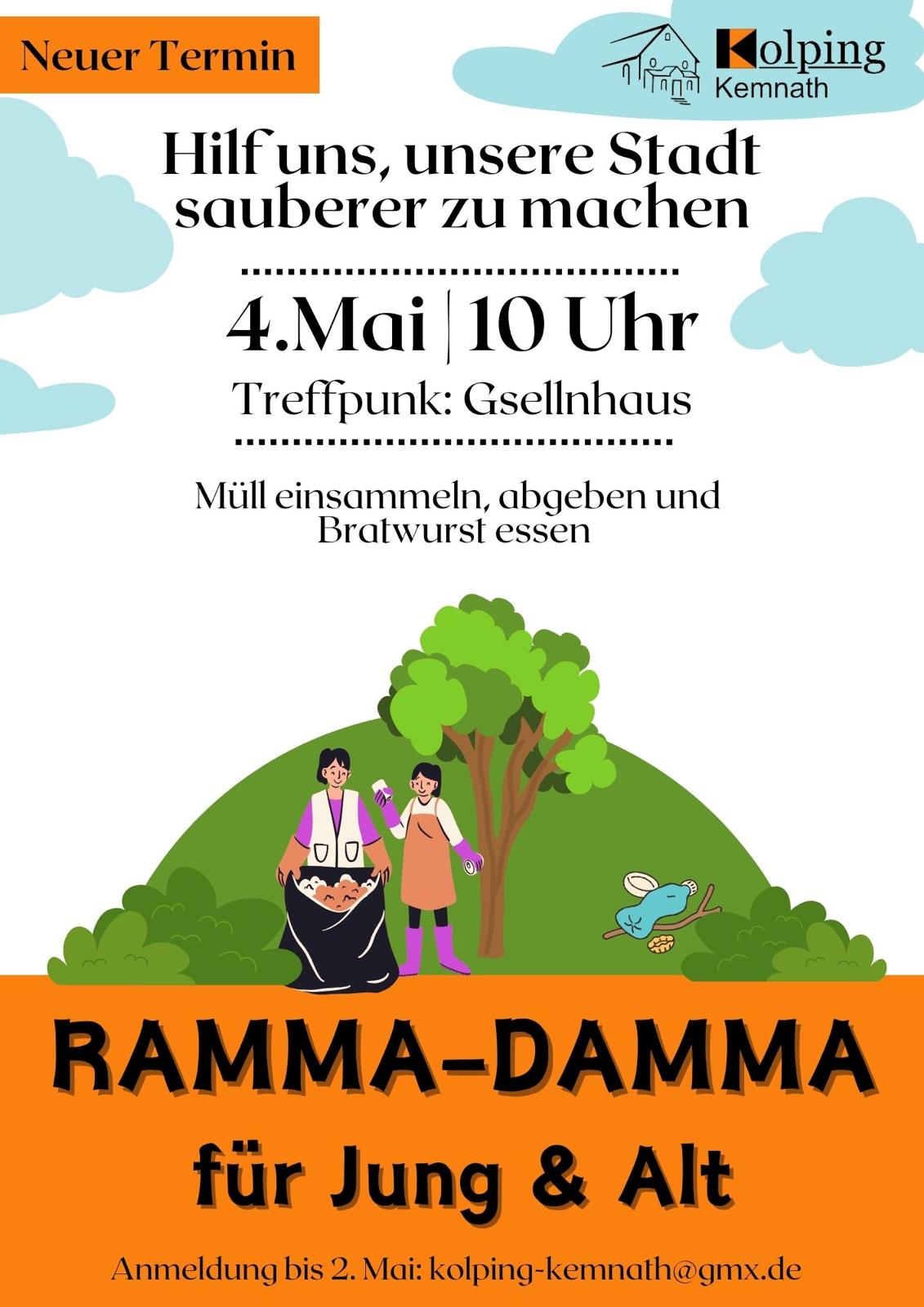 Plakat Ramma-Damma Kolping 2024